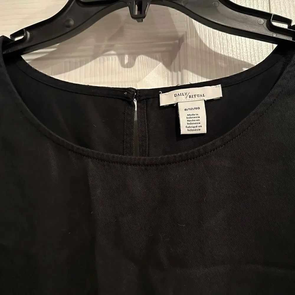 Daily Ritual Women's Tencel Sleeveless V-Back Romper - Picture 3 of 8